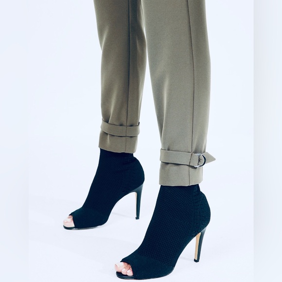 Express Pant Modern Utility Pull-on Kahaki Green - Picture 2 of 7